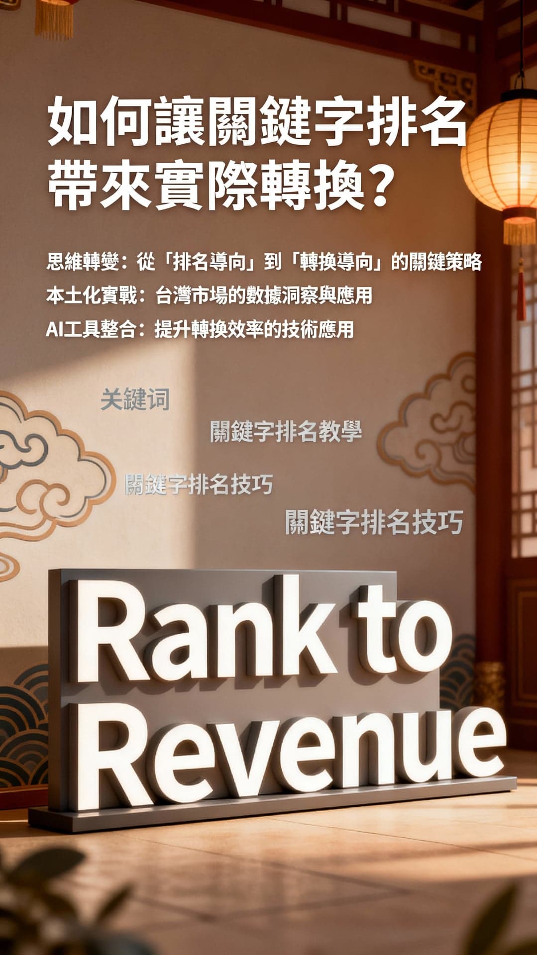 如何讓關鍵字排名帶來實際轉換?